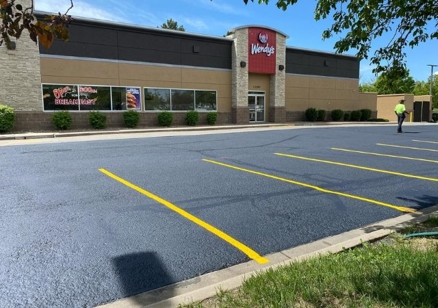 New Parking Lot Installation In Denver