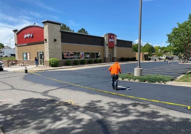 Parking Lot Overlay In Denver