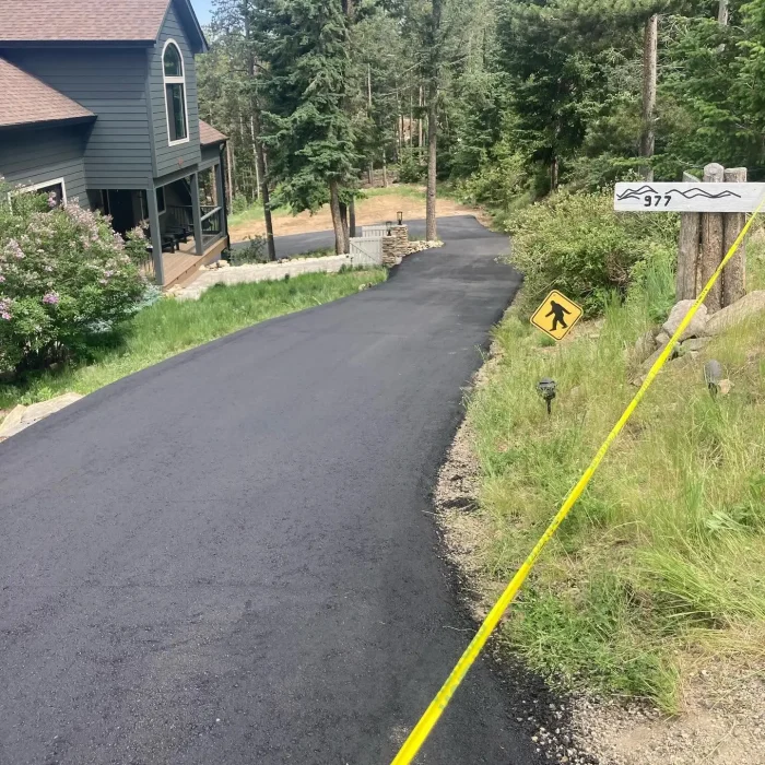 All New Asphalt Driveway In Denver